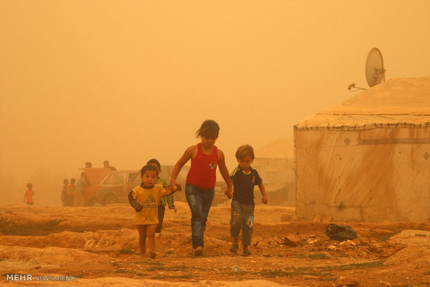 طوفان شن در خاورمیانه