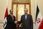 دیدار علی لاریجانی و رئیس مجلس عراق