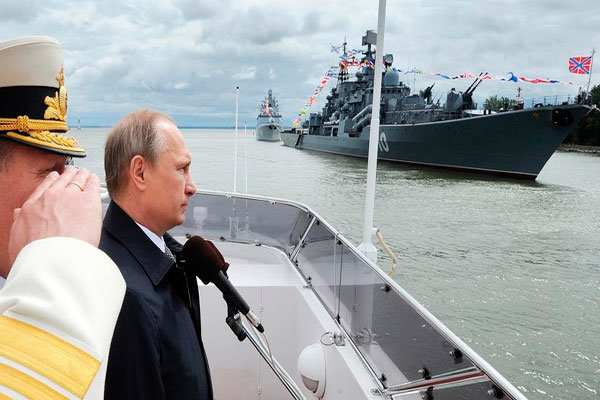 رزمایش دریایی روسیه