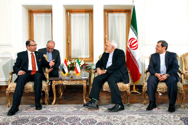 رئیس پارلمان عراق با ظریف دیدار کرد