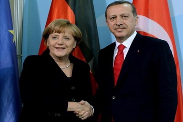اردوغان و مرکل