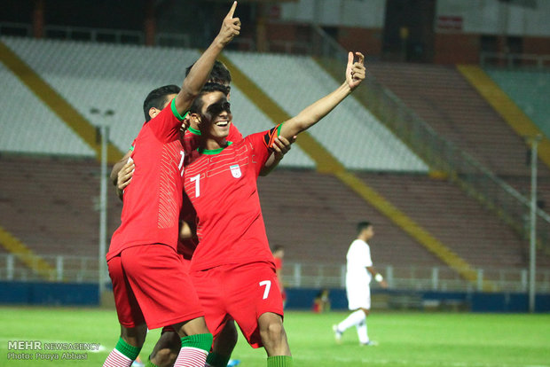 دیدار تیمهای فوتبال نوجوانان ایران و لبنان