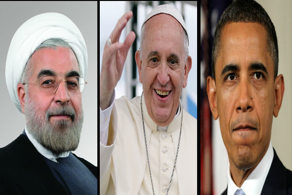 روحانی، پاپ و اوباما 