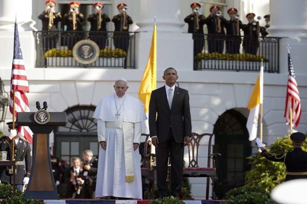 پاپ فرانسیس با باراک اوباما دیدار کرد