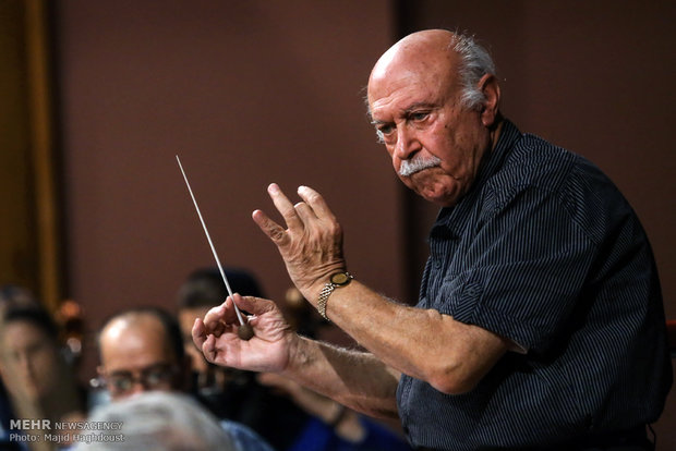 تمرین ارکستر ملی ایران