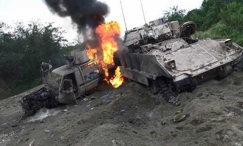 فیلم/ جیزان زیر آتش نیروهای ارتش یمن