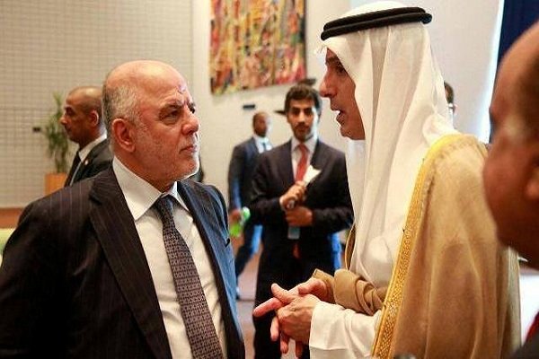 دیدار وزیر امور خارجه عربستان و حیدر العبادی در نیویورک