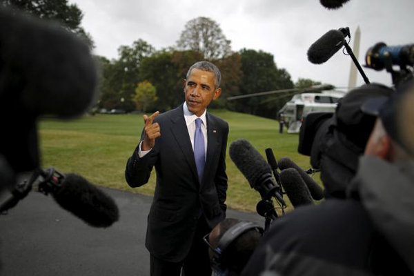 اوباما اوضاع آمریکا را در نشست با تیم امنیتی خود بررسی می کند