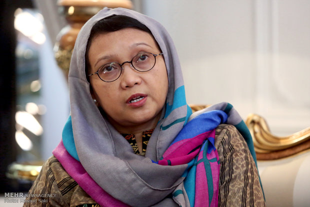 گفتگو با وزیر امور خارجه اندونزی