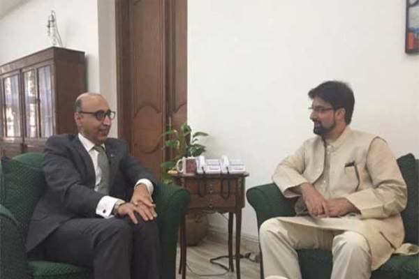 دیدار رهبر حزب آزادی کشمیر با سخنگوی وزارت خارجه پاکستان
