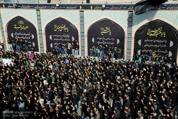 مراسم عزاداری تاسوعای حسینی در اردبیل