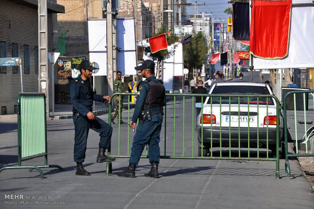 نیروی انتظامی در شبهای محرم زاهدان