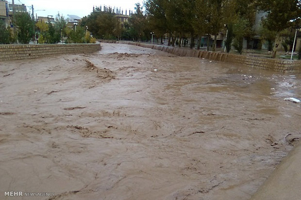 وقوع سیلاب در کوهدشت استان لرستان