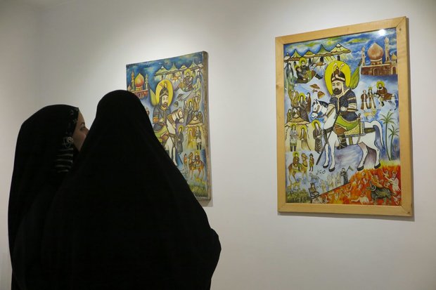 نمایشگاه نقاشی سنتی در دزفول
