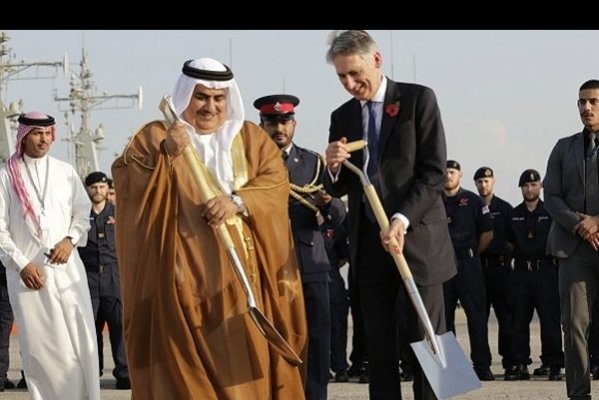کلنگ احداث پایگاه نظامی دائمی انگلیس در بحرین زده شد