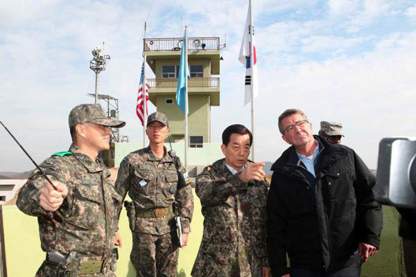 حمایت آمریکا از کره جنوبی در برابر تحرکات نظامی چین