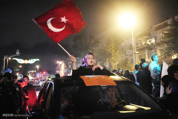 پیروزی حزب عدالت و توسعه در انتخابات ترکیه