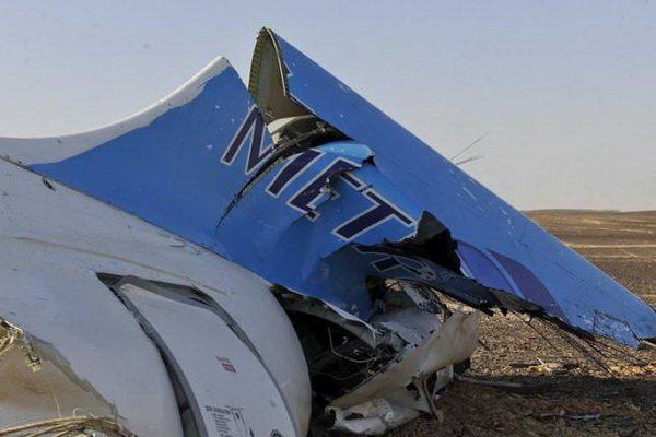 سقوط هواپیمای روسیه احتمالا به دلیل اقدام تروریستی بوده است