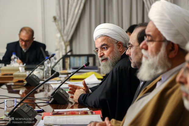 جلسه شورای عالی انقلاب فرهنگی با حضور حجت الاسلام حسن روحانی رئیس جمهور
