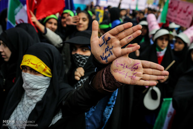 راهپیمایی یوم الله ۱۳ آبان در تهران -2