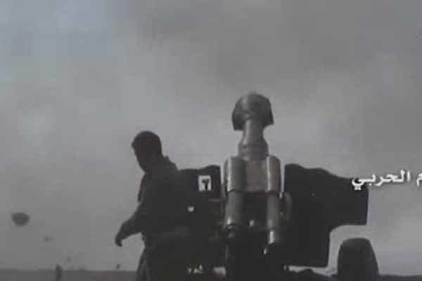 فیلم/حملات سنگین توپخانه ای ارتش سوریه ضد تکفیری ها