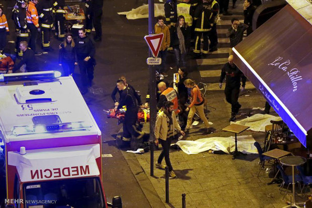 ۲۰ شهروند خارجی در میان قربانیان حوادث تروریستی پاریس