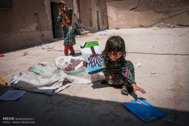 کودکان کار در شهرستان لامرد استان فارس