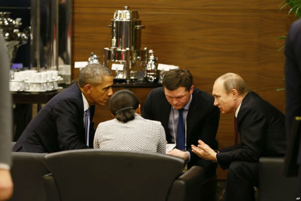 دیدار پوتین با رهبران آمریکا، آلمان و چین در حاشیه نشست جی ۲۰