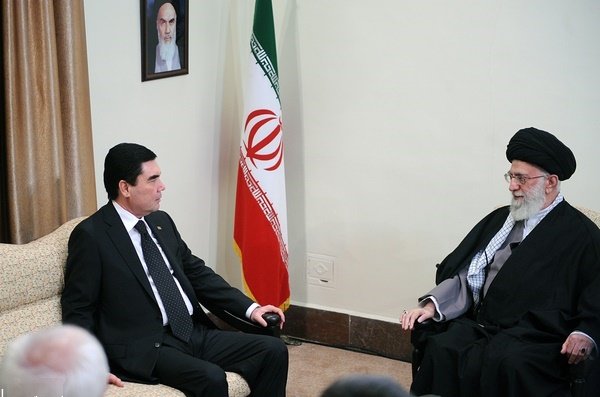 رییس جمهور ترکمنستان با رهبر معظم انقلاب اسلامی دیدار کرد