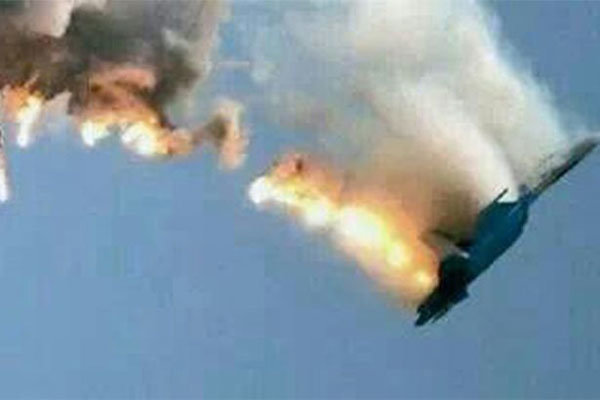 سقوط جنگنده روسی
