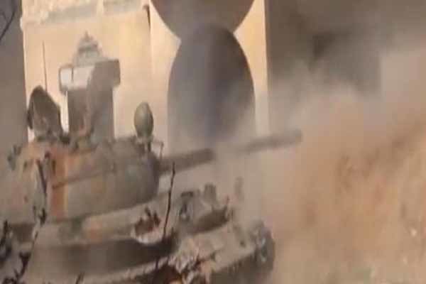 فیلم/تداوم عملیات ارتش سوریه علیه تروریست ها