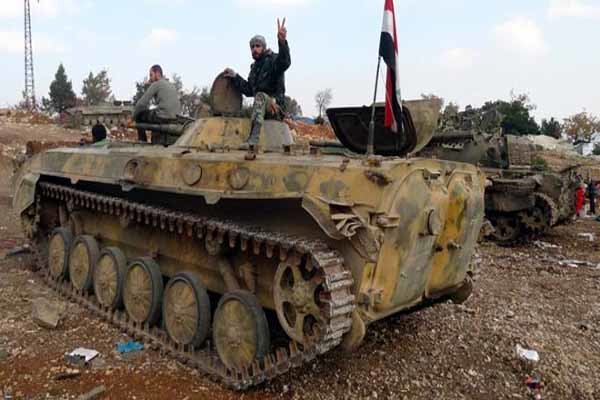 پیشروی ارتش سوریه در حومه شرقی حلب