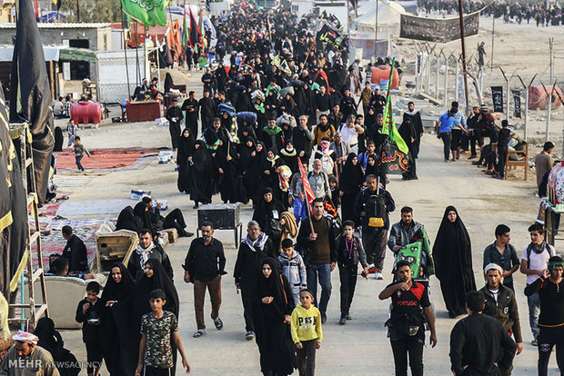 راهپیمایی عظیم زائران اربعین حسینی