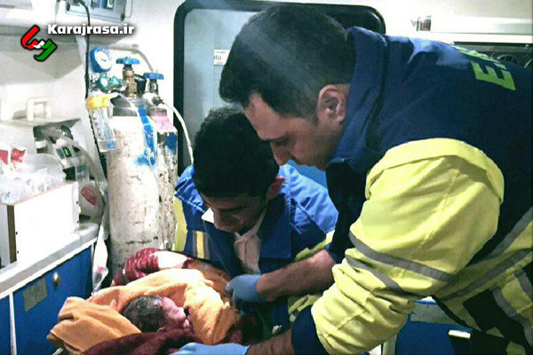 تولد نوزاد در آمبولانس اورژانس