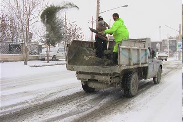 نمک پاشی و مقابله با یخبندان