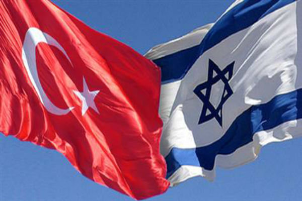 پرچم ترکیه و اسرائیل 