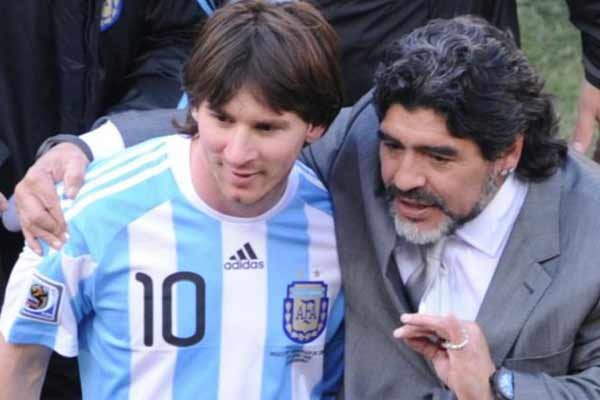 «مارادونا» از «لیونل مسی» خواست تا در تیم ملی آرژانتین بماند .. 1