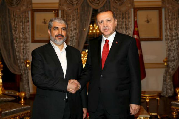 دیدار مشعل با اردوغان پس از عادی سازی روابط ترکیه-اسرائیل