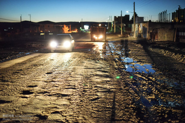 نابسامانی جاده های بین شهری در منطقه جرگلان خراسان شمالی