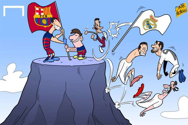 کاریکاتور بارسلونا