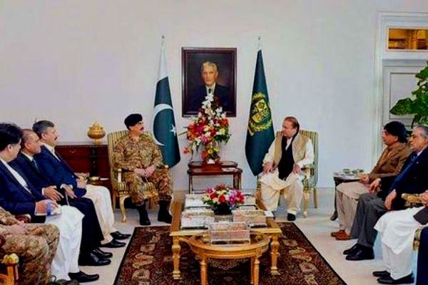 اجلاس سران سیاسی و نظامی پاکستان