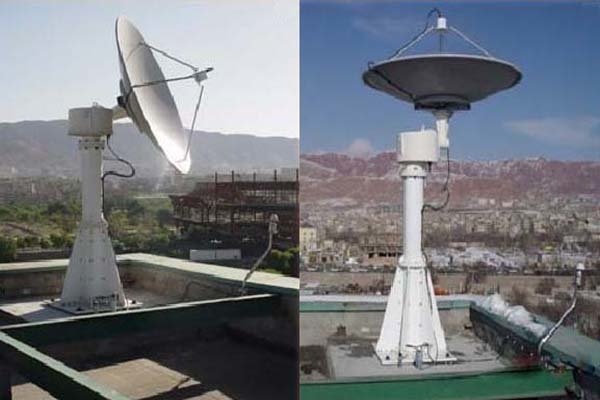 راه اندازی دستگاه گیرنده ماهواره ای دانشگاه تبریز