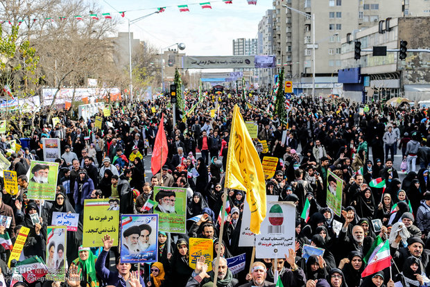 راهپیمایی یوم الله ۲۲بهمن در تهران