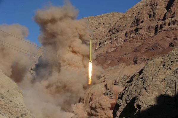 آزمایش موشکی ایران