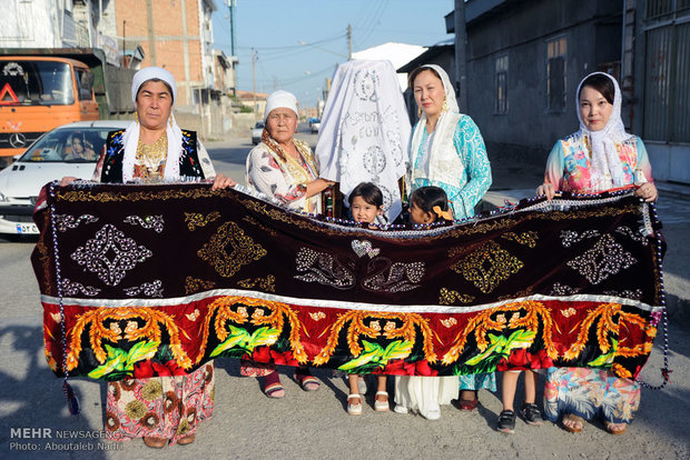 قزاق ها عکس عروسی عکس عروس زیبا عروسی سنتی دختر قزاق اخبار گلستان