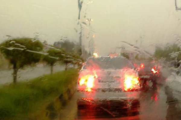 جاده - بارندگی - باران
