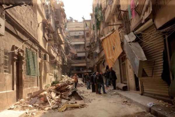 فیلم/ حلب آماج حملات و بمباران گروه های تروریستی
