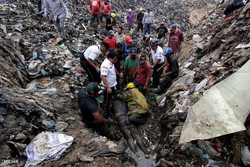 فرو ریختن محل دفن زباله در گواتمالا