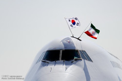 ورود رئیس جمهور کره جنوبی به ایران