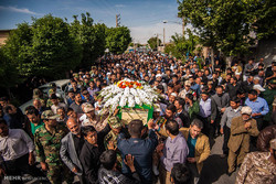 مراسم تشییع پیکر شهید مدافع حرم محمدحسین خاوری